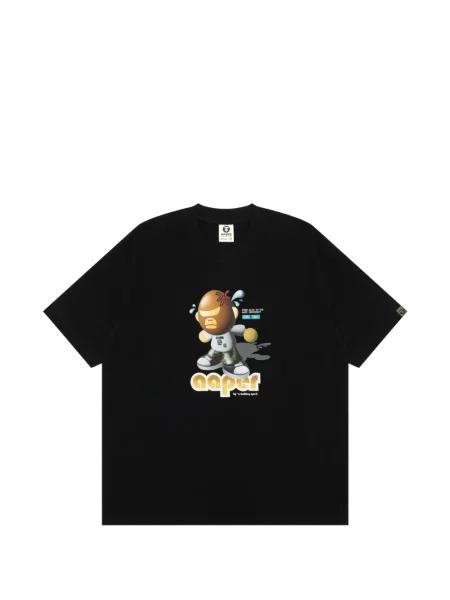 Tricou Aape By A Bathing Ape cu imagine negru
