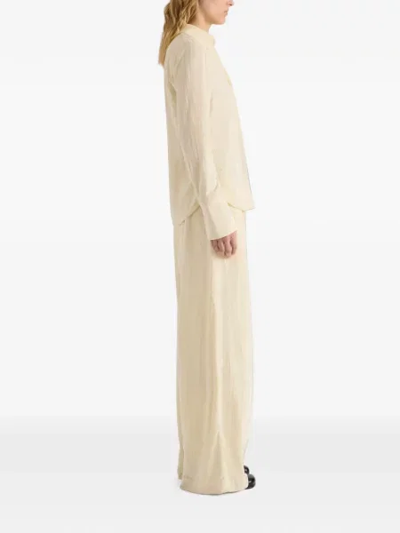 Bársony ing Proenza Schouler White Label fehér