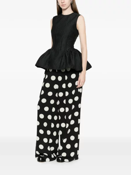 Cu peplum top Cecilie Bahnsen negru