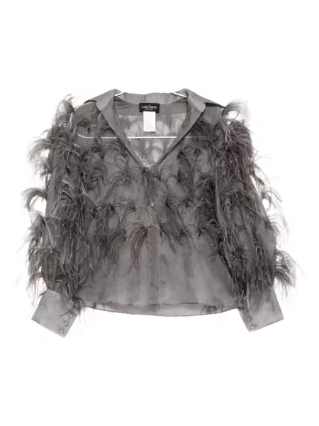 Długa koszula Isabel Sanchis z długim rękawem szara