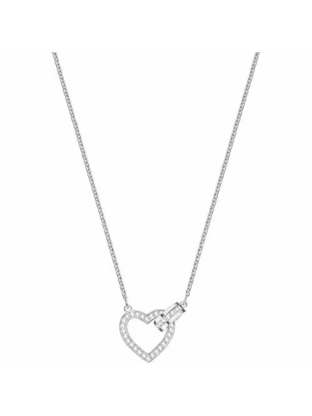 Naszyjnik Swarovski szary