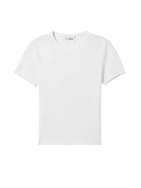 WEEKDAY Tricou alb