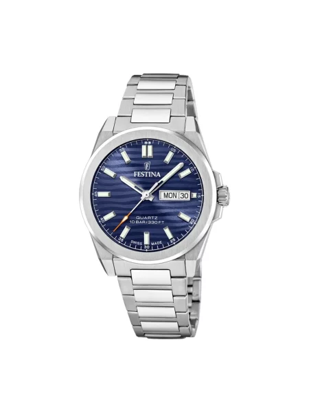 FESTINA Analogové hodinky Date watch Classics Swiss Made' modrá