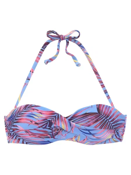 LASCANA Bikini zgornji del / mešane barve modra