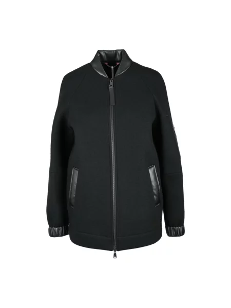 Kurtka bomber Max Mara wełniany czarny