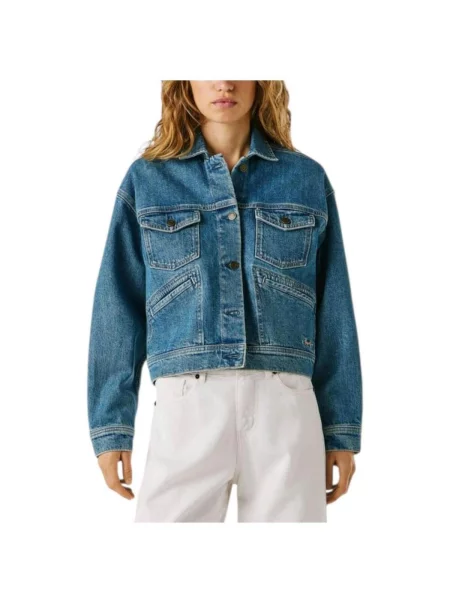 Džínsová bunda Pepe Jeans modrá