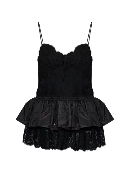 Bluză Chloé din dantelă negru