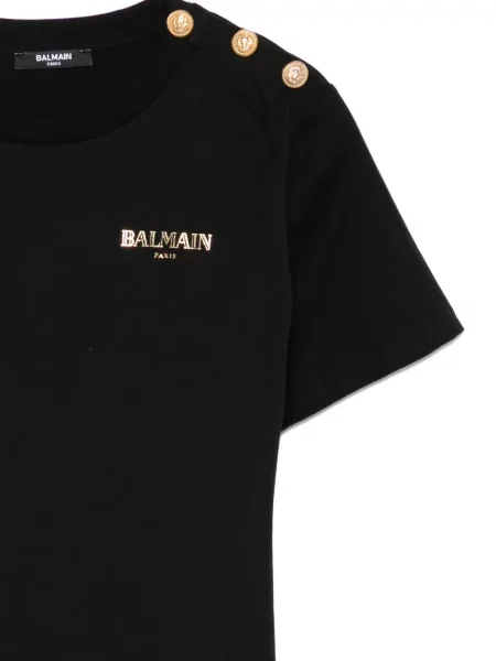 Koszulka dziecięca Balmain czarna