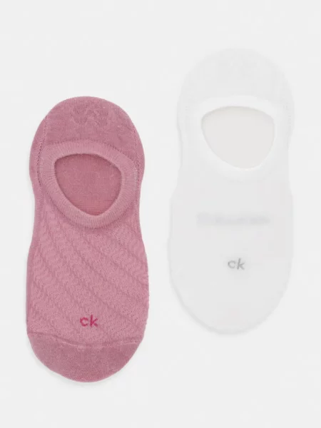 Calvin Klein kotníkové ponožky růžové