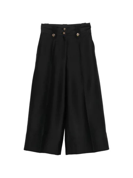 Decupat pantaloni culottes Zimmermann negru