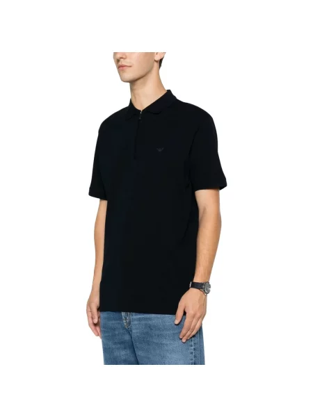 Koszulka polo Emporio Armani niebieska