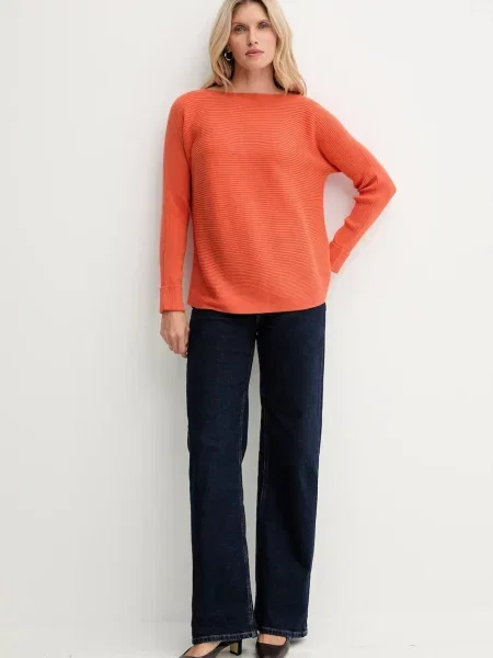 Светр із додаванням вовни United Colors of Benetton помаранчевий