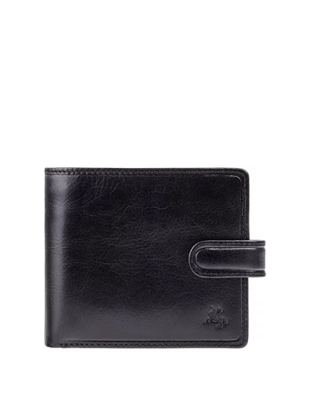 Кожаный кошелек Visconti черный