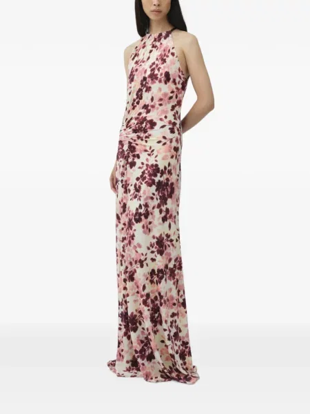 Rochie maxi Simkhai cu model floral cu imagine drapată