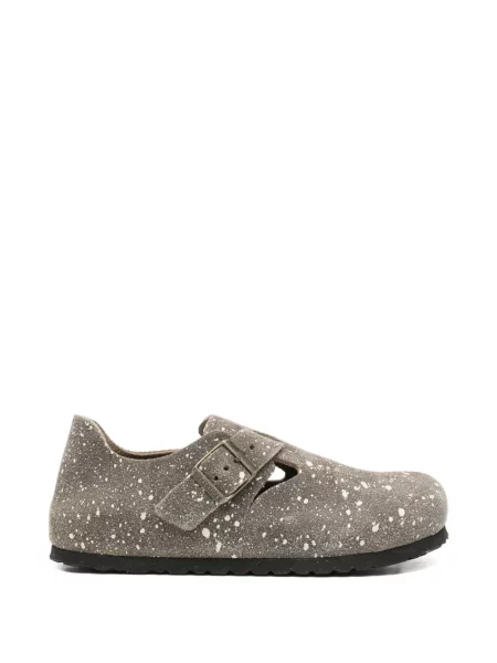 Balerini Birkenstock 1774 din piele cu imagine gri