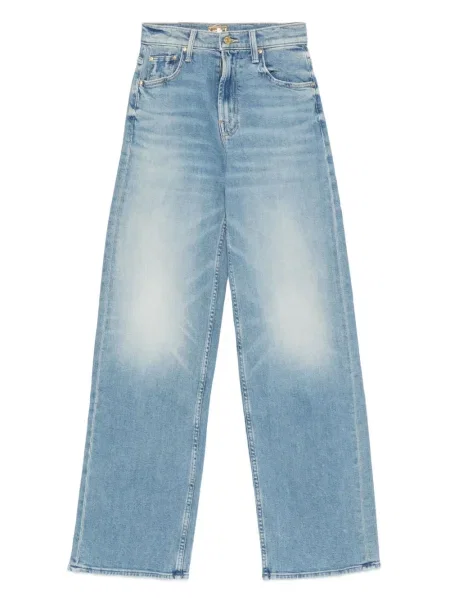Proste jeansy Mother niebieskie