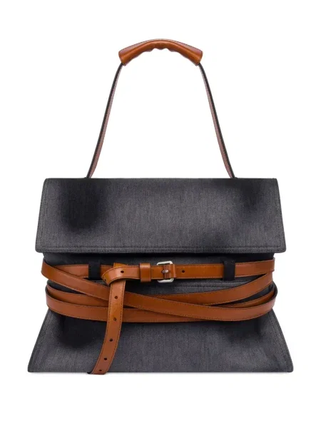 Geanta de piele Moschino din piele negru