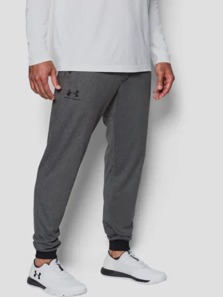 Under Armour Sportstyle Tricot Jogger pánske tepláky šedé