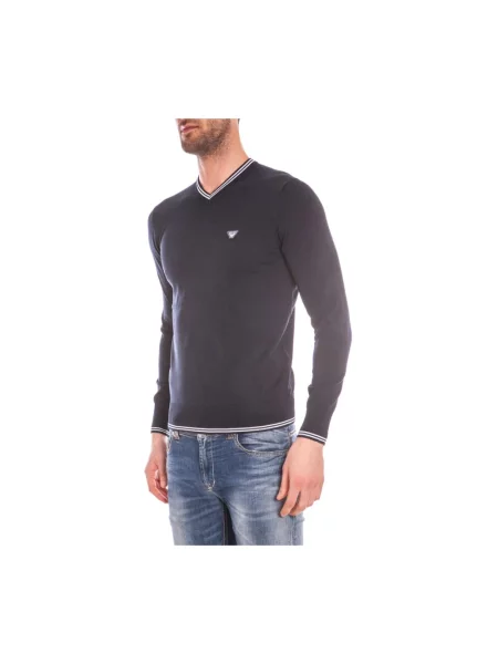 Sweter Armani Jeans niebieski