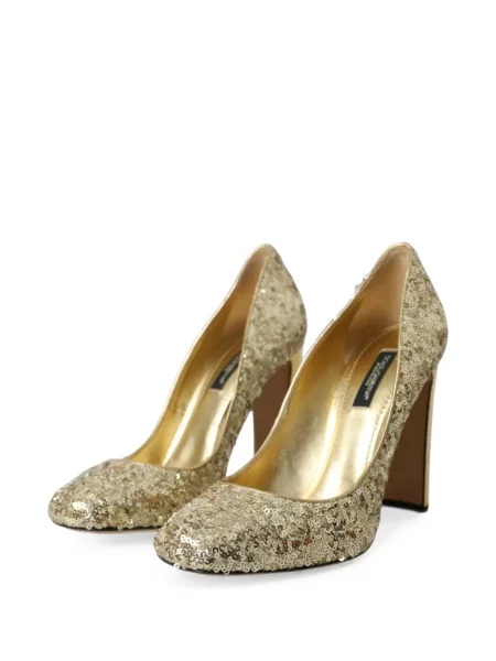 Pantofi cu toc Dolce & Gabbana cu paiete