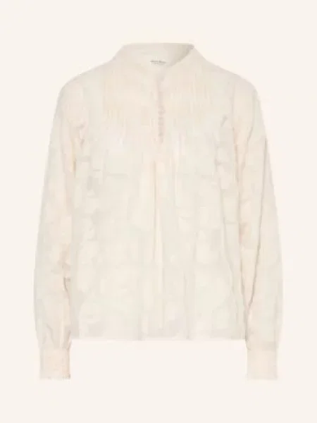 Part Two Koszulka Zayanpw Z Tkaniny Żakardowej weiss