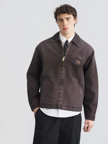 Carhartt WIP Prechodná bunda OG Detroit čokoládová