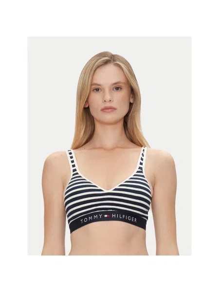 Tommy Hilfiger Melltartó felső Sötétkék