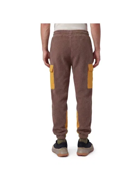 Polarowe spodnie trekkingowe cargo Siroko Arches Brown brązowe