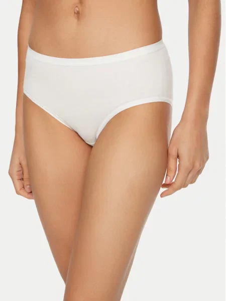 Triumph Set de bikini clasici cu talie înaltă﻿ Sense Of Cotton alb