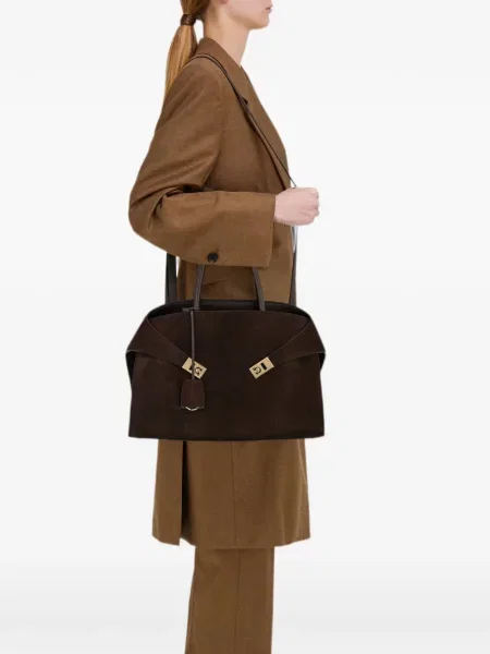 Geantă Ferragamo maro