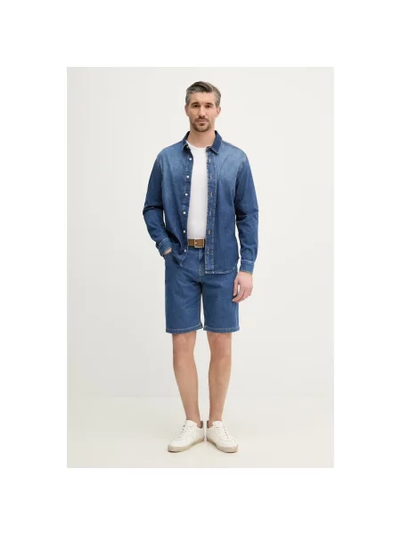 JOOP! Jeans Szorty jeansowe Mabrouk niebieski