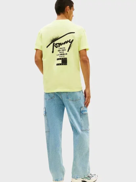 Футболка Tommy Jeans желтая