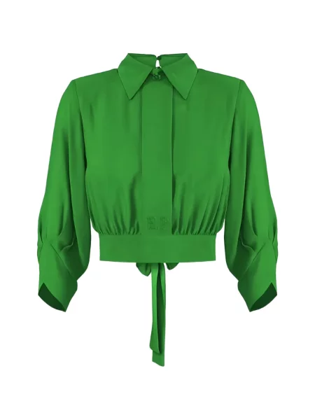 Decupat cămașă Elisabetta Franchi verde