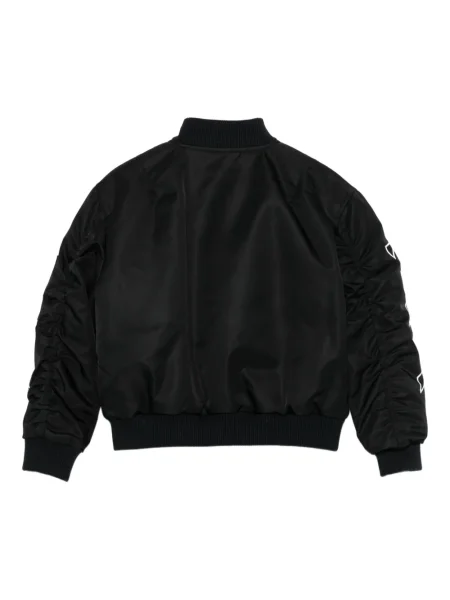 Kurtka bomber dziecięcy Off-white biały