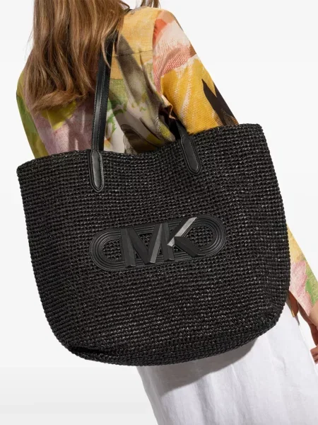 Mažas odinė rankinė Michael Michael Kors juoda
