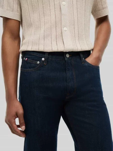 Tommy Hilfiger jeansy regular granatowe