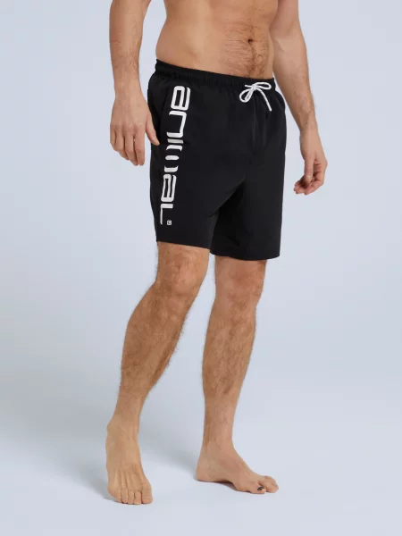 Deep Dive szorty z materiałów z recyclingu Black