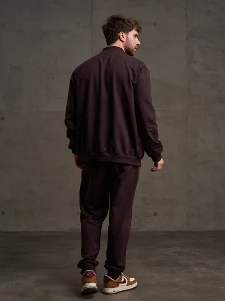 Спортивний костюм ISSA Plus темно-коричневий коричневий