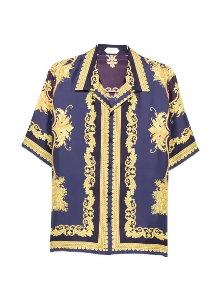 Scurt cămașă Versace cu imagine violet
