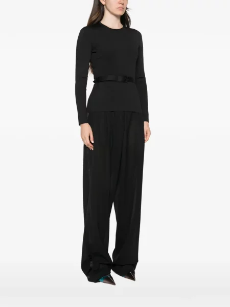 Cu centură lung pulover Tom Ford negru