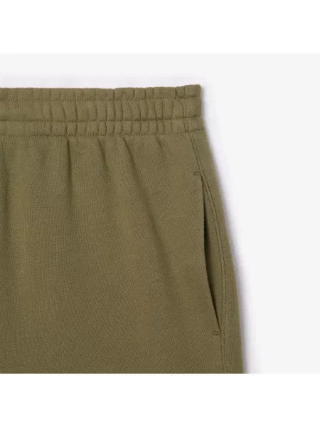 Lacoste Spodnie Dresowe Z Haftem zielone