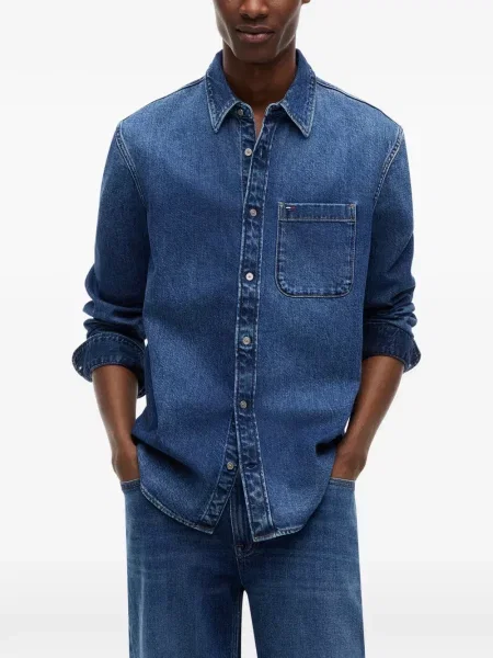 Farmering Tommy Hilfiger autogrammal kék