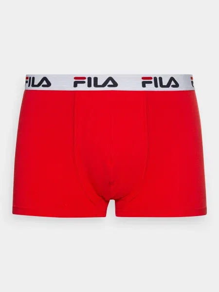 FILA Boxeri gri amestecat / roșu / negru alb