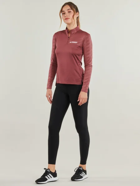 Tricou mânecă lungă Adidas bordo