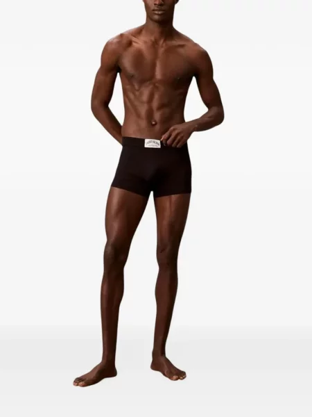 Boxeri Calvin Klein Underwear cu autograf negru