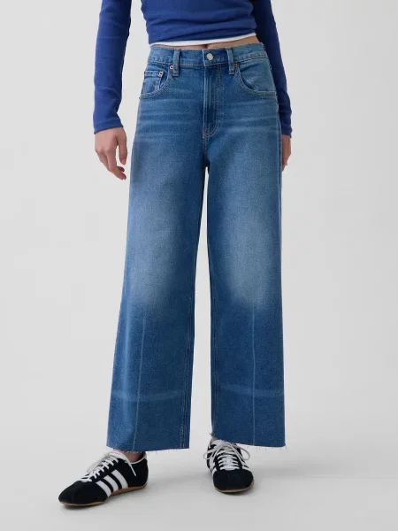 Blugi Gap cu talie înaltă negru