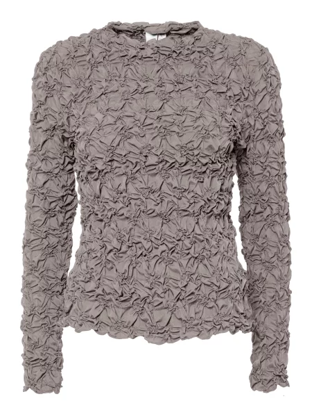 YAS Tricou YASMera taupe gri