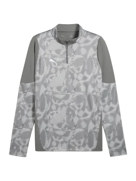 PUMA Športna majica TeamCup bazaltno / svetlo siva