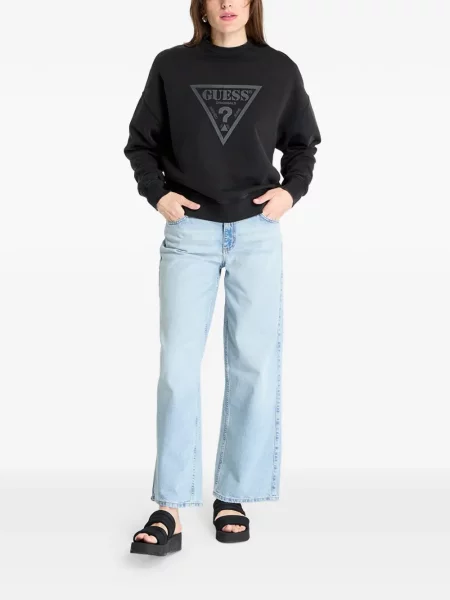 Pulover Guess cu imagine negru