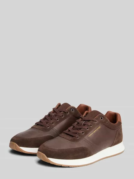 Sneakersy Tommy Hilfiger brązowe